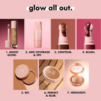 e.l.f. Halo Glow Soft Focus Setting Powder. Silky & Creates Soft Glow Without Shine. Smooths Pores & Lines. Vegan & Cruelty-Free. Deep/Rich