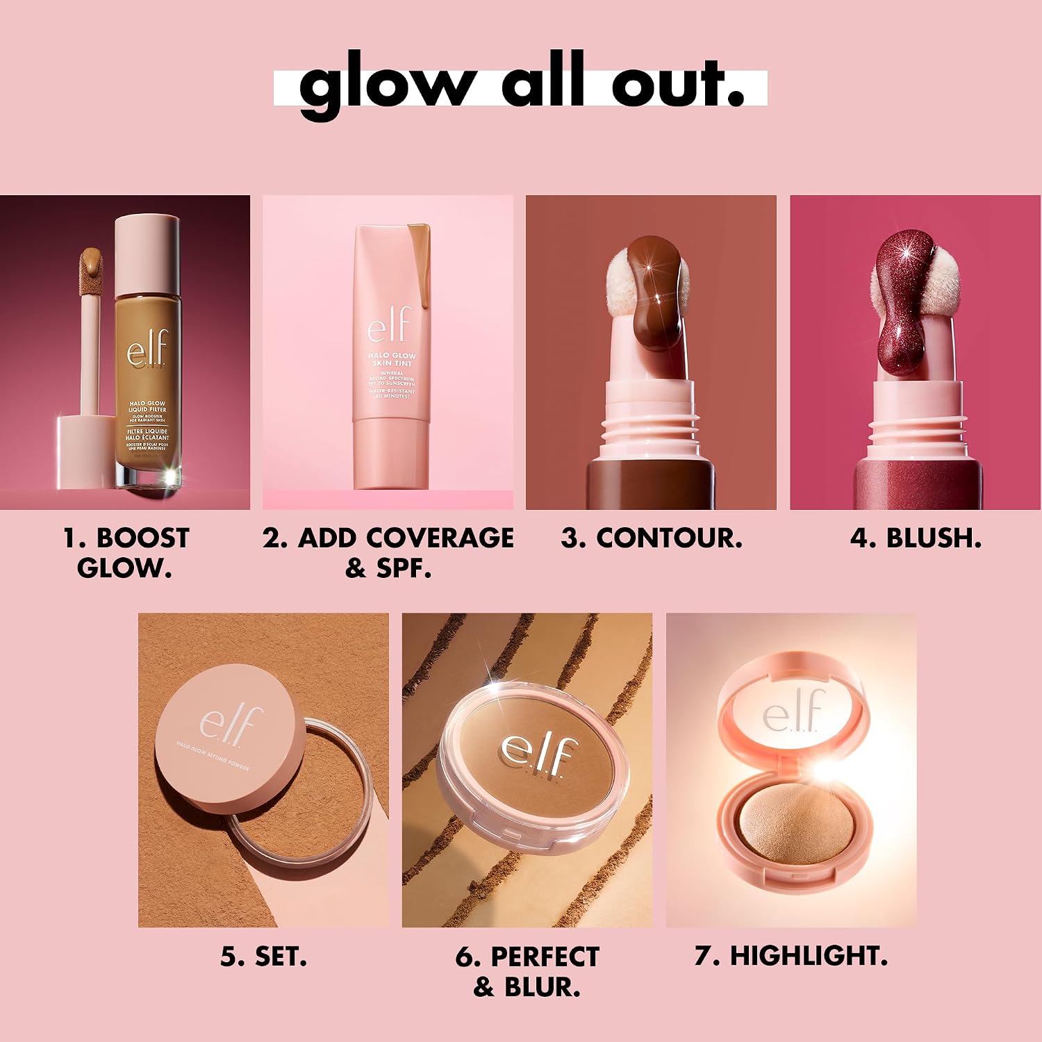 e.l.f. Halo Glow Soft Focus Setting Powder. Silky & Creates Soft Glow Without Shine. Smooths Pores & Lines. Vegan & Cruelty-Free. Deep/Rich
