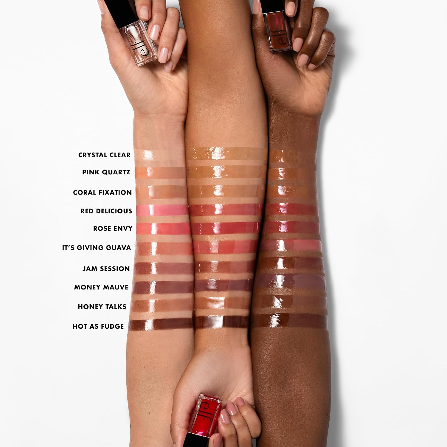e.l.f. Glow Reviver Lip Oil. Tinted. Hydrating & Non-Sticky. Pink Quartz | High-Shine Tinted Lip Oil. Hydrating. Infused with Jojoba & Nourishing Oils. Glossy Formula. Vegan & Cruelty-Free