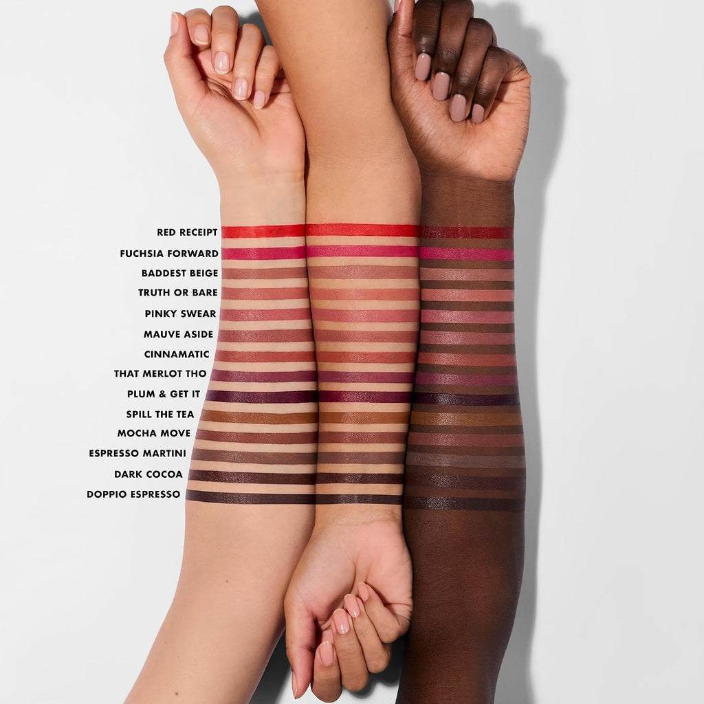 e.l.f. Cream Glide Lip Liner. Creamy High-Pigment. Truth or Bare | Semi-Matte Finish. Creamy Application. Smooth Glide Lip Pencil. Defines & Shapes. Vegan & Cruelty-Free