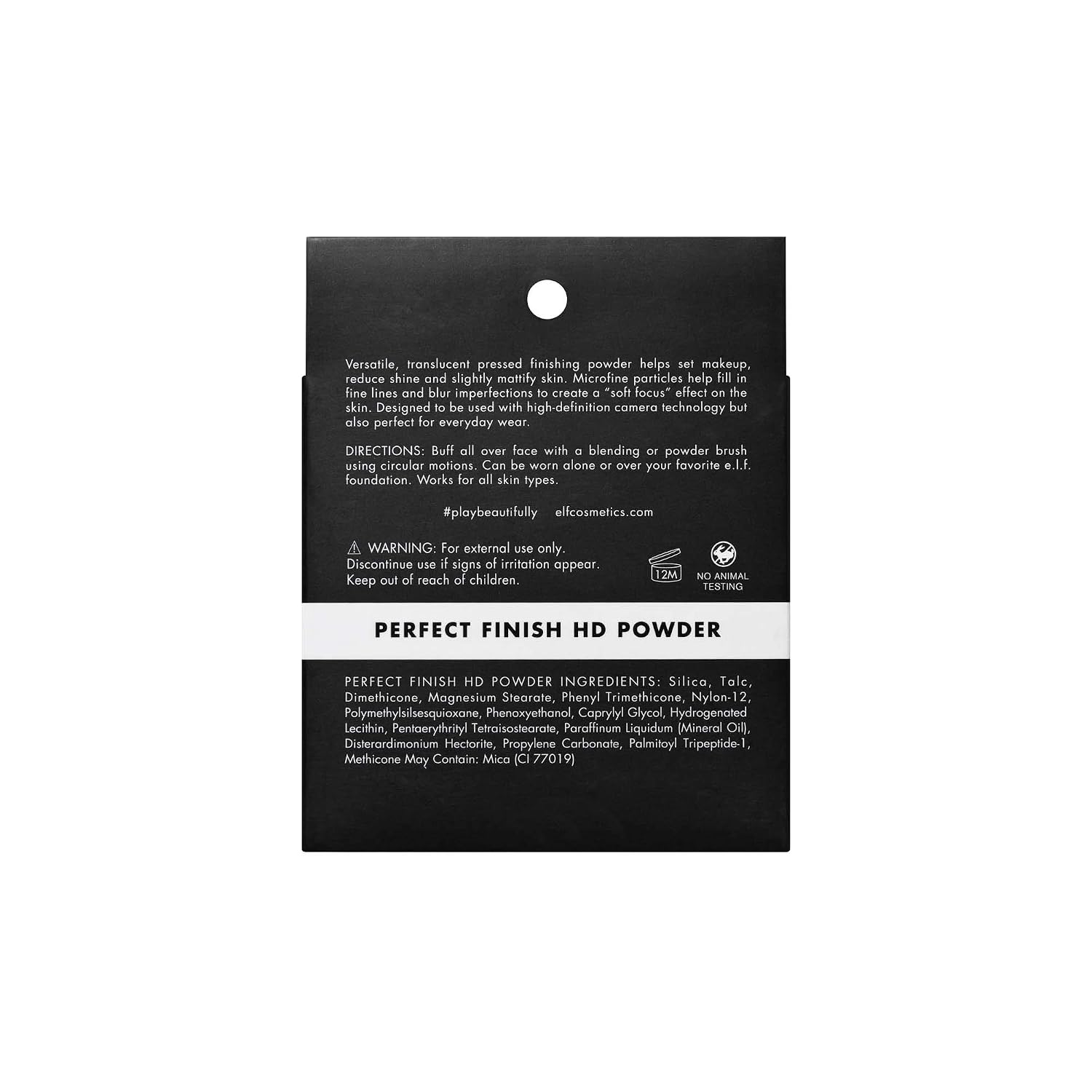 e.l.f. Perfect Finish HD Powder. Blurs Fine Lines & Imperfections. All Day Wear. Perfect for On The Go. 0.28 Oz