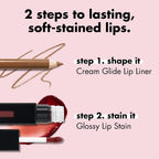 e.l.f. Glossy Lip Stain. Long-Lasting. Lightweight Lip Stain For A Sheer Pop Of Color & Subtle Gloss Finish. Vegan & Cruelty-Free. Cinnamon Dreamz