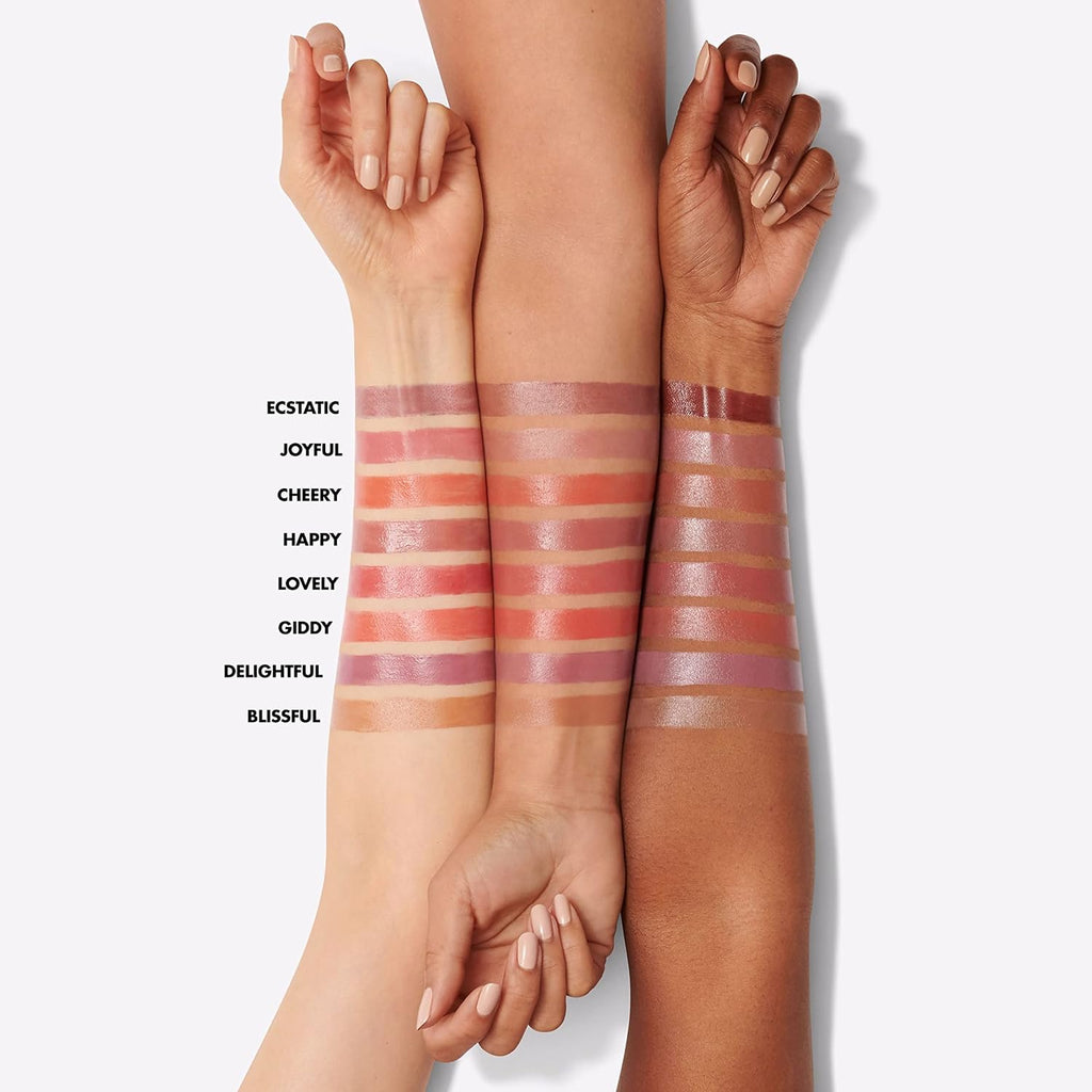 e.l.f. Hydrating Core Lip Shine with Shea Butter & Vitamin E. Tinted Lip Balm for A Smooth. Glossy Finish & Long-Lasting Moisture. Ecstatic Deep Berry