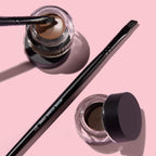 e.l.f. Lock On Liner And Brow Cream Sculpts and Defines Eyebrows Medium Brown 0.19 Oz (5.5g)