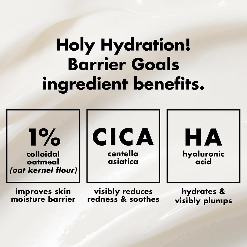 e.l.f. SKIN Holy Hydration! Barrier Goals Cream. Rich Face Moisturizer For Hydrating & Soothing. Helps Visibly Reduce Redness. Vegan & Cruelty-Free