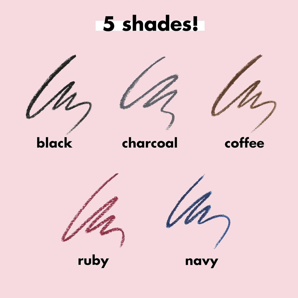 e.l.f. No Budge Retractable Eyeliner. Creamy. Ultra-Pigmented & Waterproof. Creates Bold & Defined Lines. Vegan & Cruelty-Free. Black