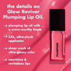 e.l.f. Glow Reviver Plumping Lip Oil. Burst Bubble | Tinted Lip Plumper For A High-Shine. Plump Finish. Infused With Jojoba Oil. Vegan & Cruelty-Free