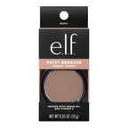 e.l.f. Putty Bronzer. Creamy & Highly Pigmented Formula. Creates a Long-Lasting Bronzed Glow. Infused with Argan Oil & Vitamin E. Feelin' Shady. 0.35 Oz (10g)