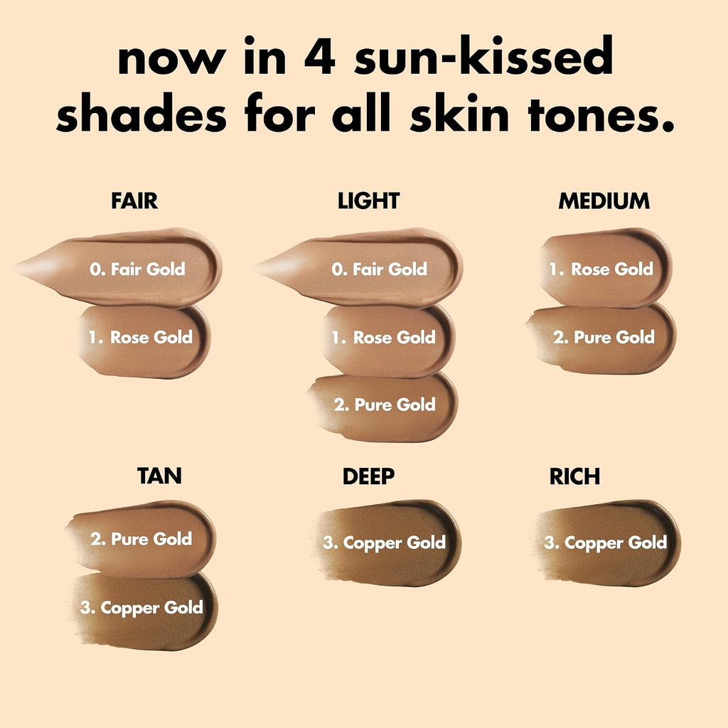 e.l.f. SKIN Bronzing Drops. Pure Gold (Golden Bronze Shimmer) | Liquid Face Tinted Serum with Vitamin E & Sunflower Oil. Shimmer Finish. Vegan & Cruelty-Free. Pure Gold
