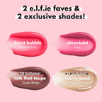e.l.f. Glow Reviver Plumping Lip Oil Kit | Nourishing Tinted Lip Oils For A High-Shine Finish. Infused With Jojoba Oil. Vegan & Cruelty-Free. 4 Shades