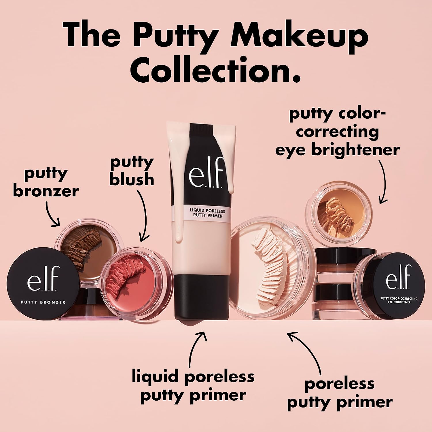 e.l.f. Poreless Face Primer. Skin-Perfecting & Lightweight. Long Lasting. Smooths & Preps to Create Flawless Base. Infused with Tea Tree and Vitamins A & E. 2 Fl Oz