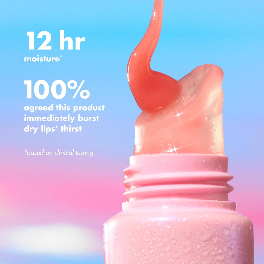 e.l.f. SKIN Thirst Burst Lip Treatment. Sheer Guava | Hydrating Lip Balm Moisturizer for Plumping & Relieving Dry Lips. Vegan & Cruelty-Free. Guava