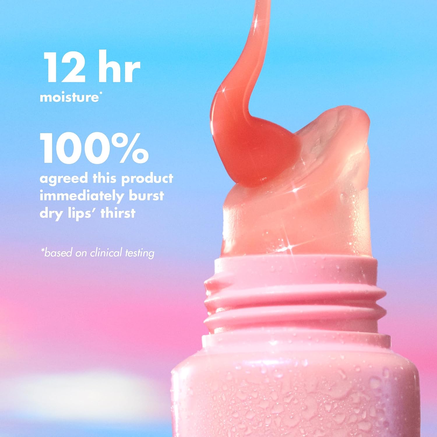 e.l.f. SKIN Thirst Burst Lip Treatment. Sheer Guava | Hydrating Lip Balm Moisturizer for Plumping & Relieving Dry Lips. Vegan & Cruelty-Free. Guava