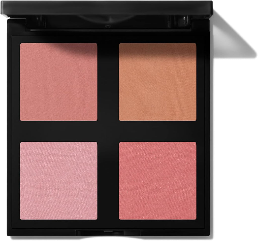 e.l.f. Cosmetics Powder Blush Palette. Four Blush Shades for Beautiful. Long-Lasting Pigment. Light