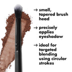 e.l.f. Blending Brush. Makeup Brush For Blending Eyeshadow & Concealer. Dome-Shaped. Made With Synthetic Bristles. Vegan & Cruelty-Free