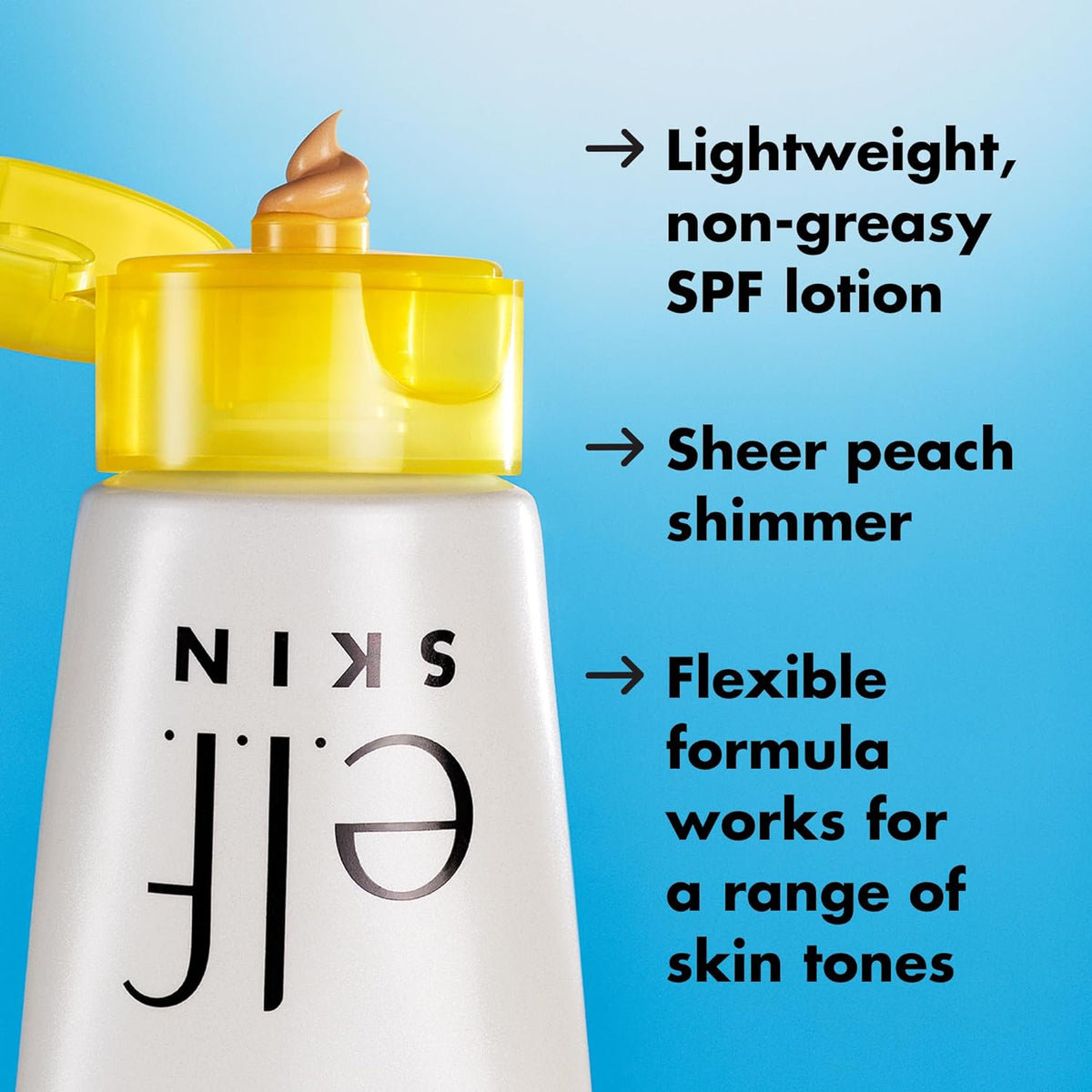 e.l.f. SKIN Suntouchable Whoa Glow SPF 30. Sunbeam | Face Sunscreen & Makeup Primer with Hyaluronic Acid. Vegan & Cruelty-Free