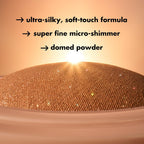 e.l.f. Halo Glow Silky Powder Highlighter. Long-Lasting Luminous Face Finish. Cake-Resistant With Micro-Shimmer. Vegan & Cruelty-Free. Soft Pearl Era