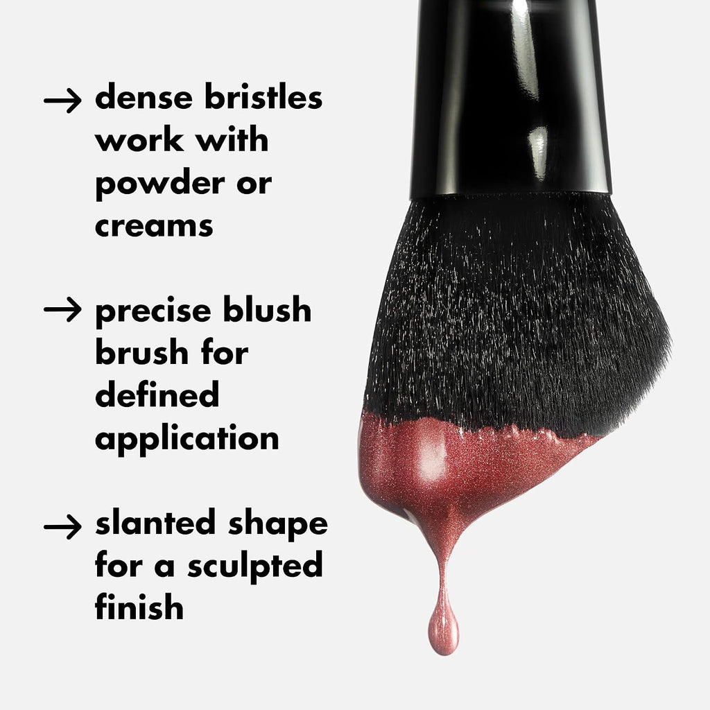 e.l.f. Angled Blush Brush. Face Makeup Brush For A Sculpted Look. Great For Cream. Liquid Or Powder Blush. Bronzers & more. Vegan & Cruelty-Free