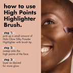 e.l.f. High Points Highlighter Brush. Soft & Tapered Face Makeup Brush For Illuminating & Creating Soft-Focus Glow. Vegan & Cruelty-Free