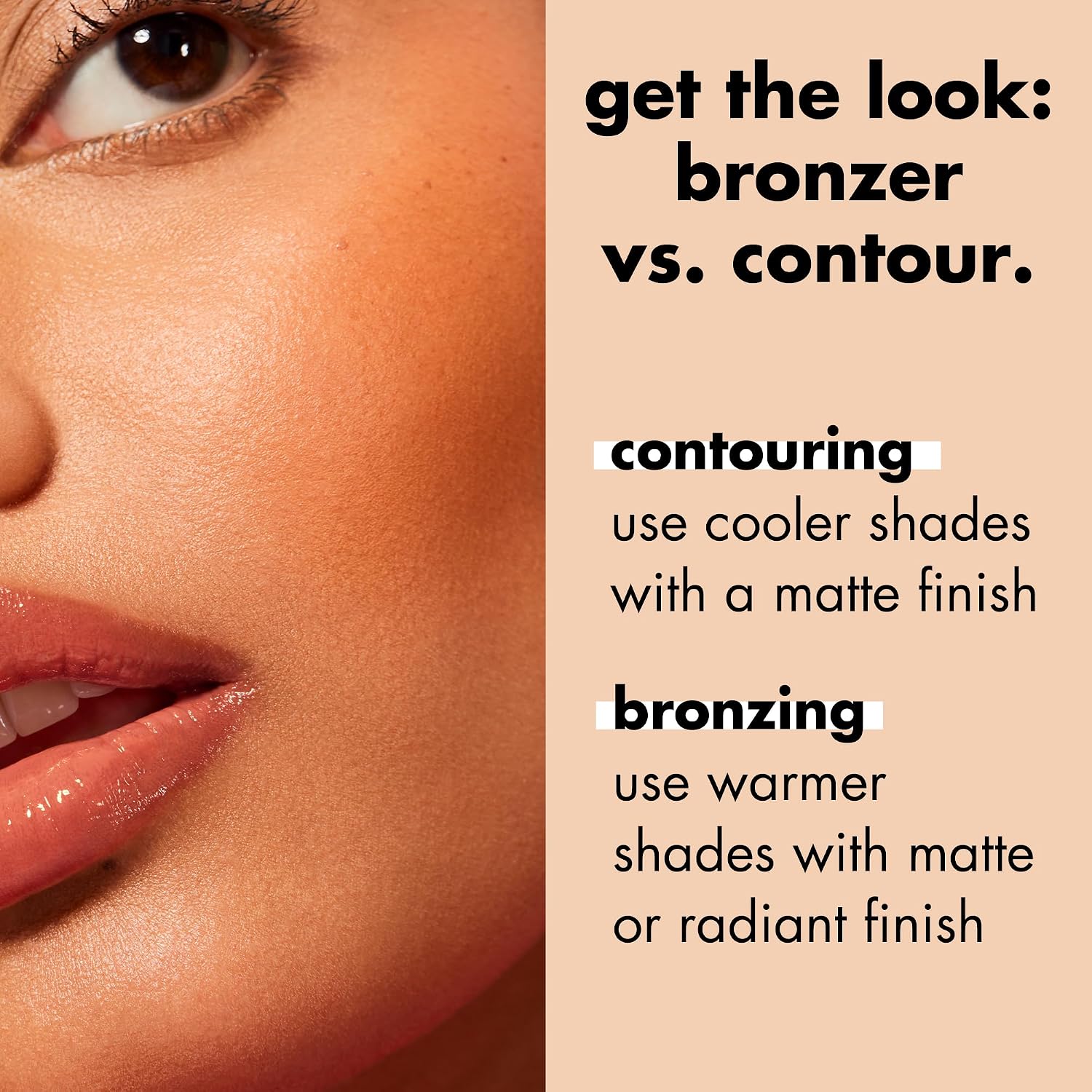 e.l.f. Primer-infused Bronzer. Long-Wear. Matte. Bold. Lightweight. Blends Easily. Contours Cheeks. Forever Sun Kissed. All-Day Wear. 0.35 Oz