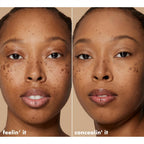 e.l.f. Hydrating Camo Concealer. Full Coverage. Tan Latte | Satin Finish. Under-Eye & Blemish Coverage. Hydrating Formula. Long-Lasting Wear. Non-Creasing. Vegan & Cruelty-Free