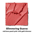 e.l.f. Monochromatic Multi Stick. Cream-to-Powder. Glimmering Guava | Creamy & Blendable for Eyes. Lips & Cheeks. Adds Shimmer. Lightweight Buildable Finish. Travel-Friendly. Vegan & Cruelty-Free