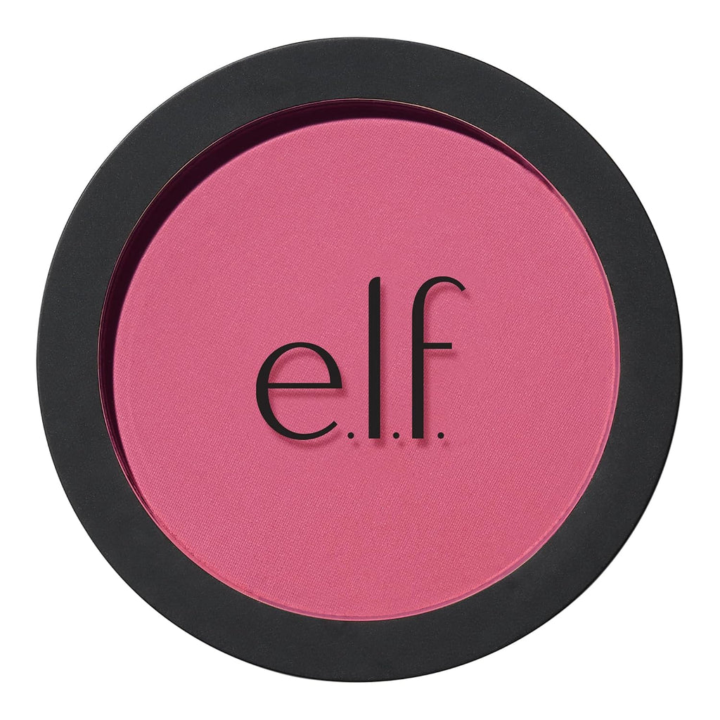 e.l.f. Primer-Infused Matte Blush. Always Vibrant | Long-Lasting. Lightweight & Buildable Powder Blush. Delivers A Matte Finish. Vegan & Cruelty-Free
