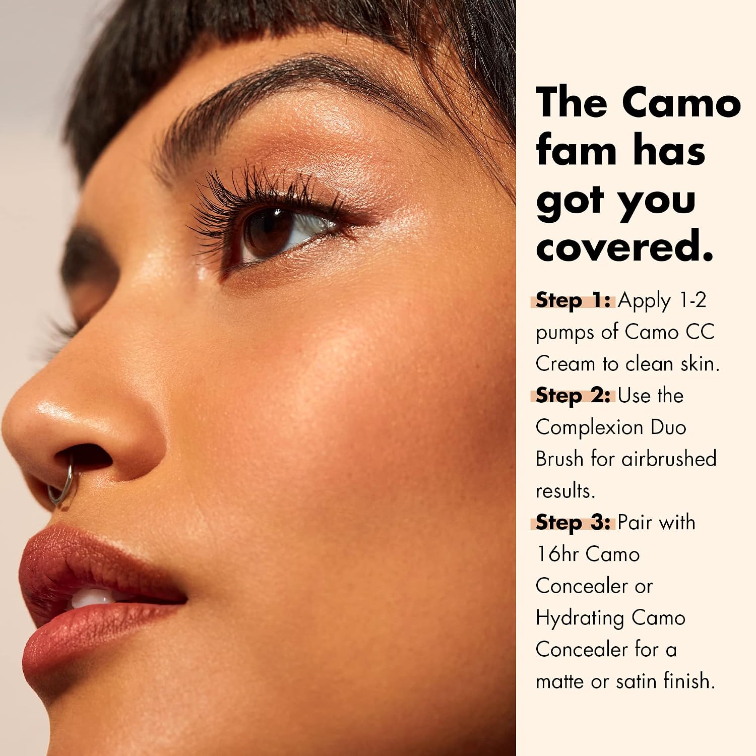 e.l.f. Camo CC Cream. Color Correcting Medium-To-Full Coverage Foundation with SPF 30. Light 240 W. 1.05 Oz (30g)