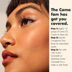 e.l.f. Camo CC Cream. SPF 30 Color-Correcting Medium-To-Full Coverage Face Foundation. Delivers An Airbrushed Finish. Vegan & Cruelty-Free. Fair 125 C