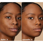 e.l.f. Hydrating Camo Concealer. Full Coverage. Deep Cinnamon | Satin Finish. Under-Eye & Blemish Coverage. Hydrating Formula. Long-Lasting Wear. Non-Creasing. Vegan & Cruelty-Free