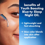 e.l.f. SKIN Youth Boosting Blue-ty Sleep Night Oil | Gentle Overnight Face Oil. Treats Fine Lines & Uneven Texture. Lightweight. Vegan & Cruelty-Free