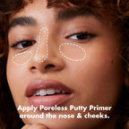 e.l.f. Poreless Face Primer. Skin-Perfecting & Lightweight. Long Lasting. Smooths & Preps to Create Flawless Base. Infused with Tea Tree and Vitamins A & E. 2 Fl Oz