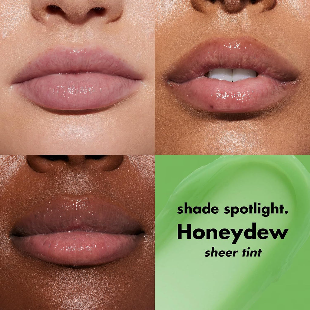 e.l.f. Squeeze Me Lip Balm. Honeydew | Moisturizing Lip Balm For A Sheer Tint Of Color. Infused With Hyaluronic Acid. Vegan & Cruelty-free