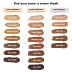 e.l.f. Camo CC Cream. SPF 30 Color-Correcting Medium-To-Full Coverage Face Foundation. Delivers An Airbrushed Finish. Vegan & Cruelty-Free. Tan 415 C