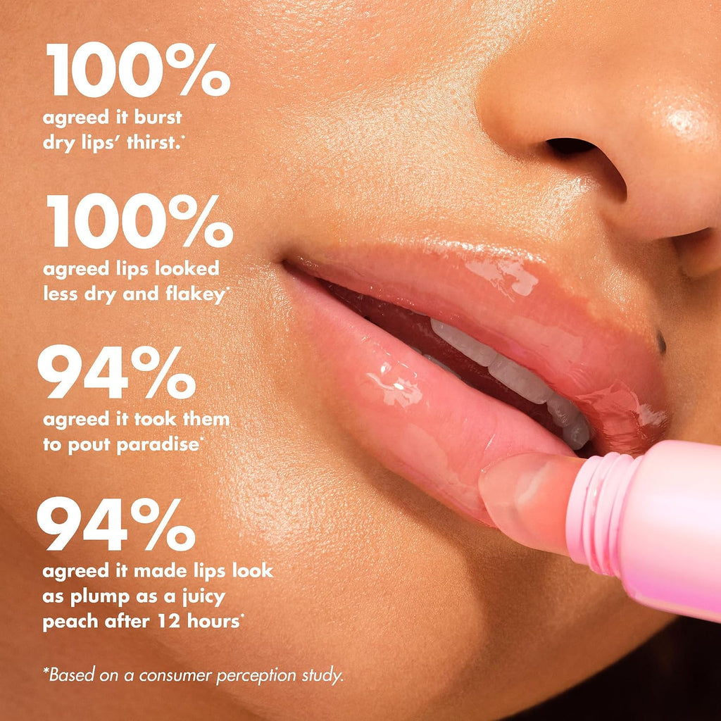 e.l.f. SKIN Thirst Burst Lip Treatment. Sheer Guava | Hydrating Lip Balm Moisturizer for Plumping & Relieving Dry Lips. Vegan & Cruelty-Free. Guava