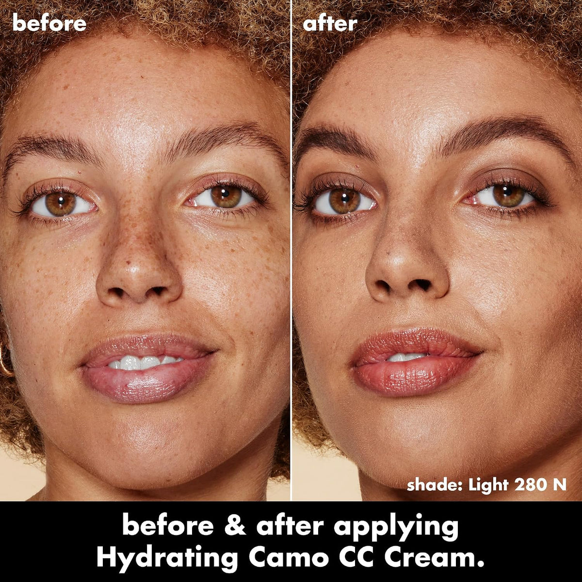 e.l.f. Hydrating Camo CC Cream. Light 280 N | SPF 30. Color Correcting Full Coverage Foundation For A Dewy Finish. Vegan & Cruelty-Free