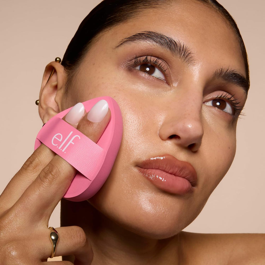 e.l.f. Pillow Puff Foundation Sponge | Bouncy. Ultra-Soft Foam Makeup Sponge For Liquid Foundation. Creates An Airbrushed Finish. Vegan & Cruelty-Free