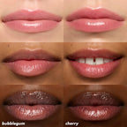 e.l.f. Squeeze Me More Lip Balm Duo. Cherry/Bubblegum | Moisturizing Balm For A Sheer Tint Of Color. Made With Hyaluronic Acid. Vegan & Cruelty-Free. Cherry & Bubblegum