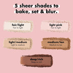 e.l.f. Halo Glow Soft Focus Setting Powder. Silky & Creates Soft Glow Without Shine. Smooths Pores & Lines. Vegan & Cruelty-Free. Deep/Rich