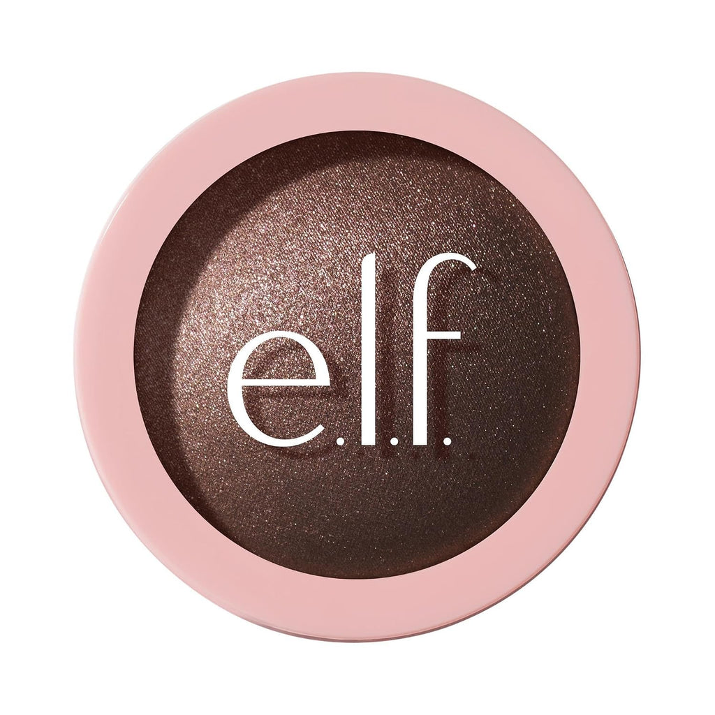 e.l.f. Halo Glow Silky Powder Highlighter. Long-Lasting Luminous Face Finish. Cake-Resistant With Micro-Shimmer. Vegan & Cruelty-Free. Bronzed Baddie