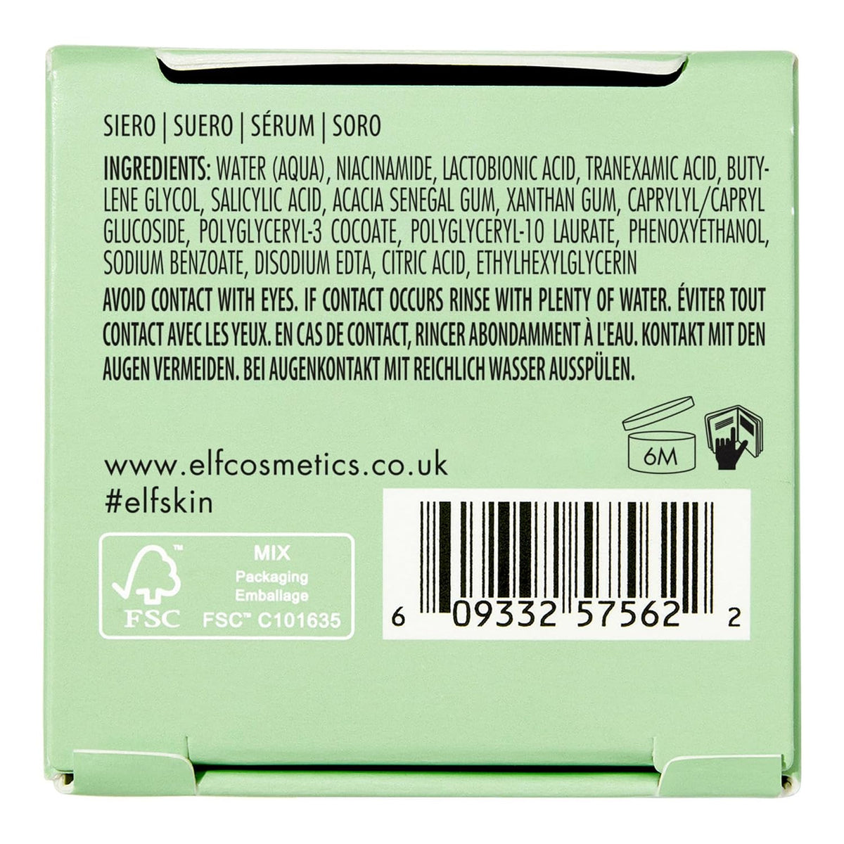e.l.f. SKIN Blemish Breakthrough Triple-Acid Resurfacing Serum. Hydrating Night Serum For Fighting Blemishes. Helps Improve Skin Tone & Texture
