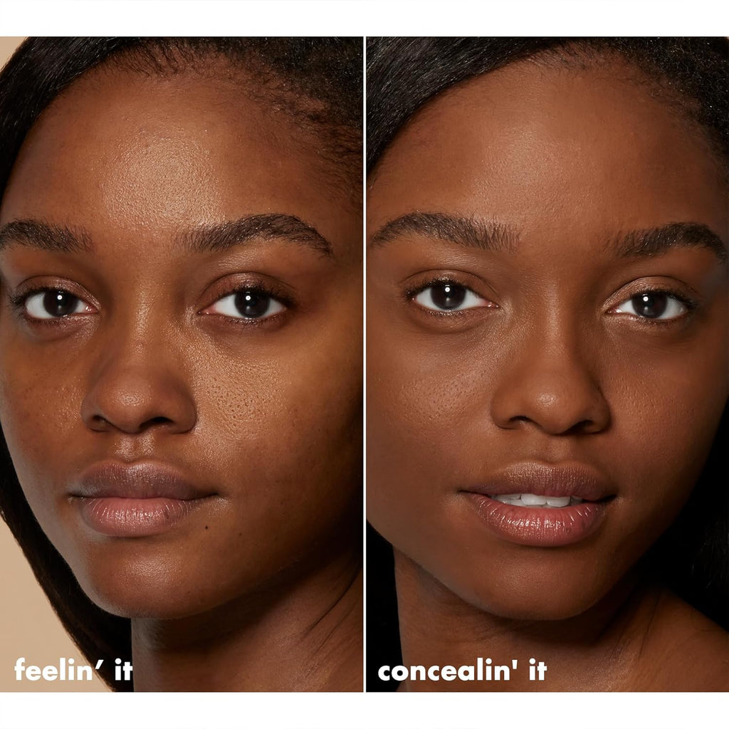 e.l.f. Hydrating Camo Concealer. Full Coverage. Rich Chocolate | Satin Finish. Under-Eye & Blemish Coverage. Hydrating Formula. Long-Lasting Wear. Non-Creasing. Vegan & Cruelty-Free