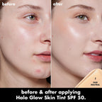 e.l.f. Halo Glow Skin Tint SPF 50. 1 Fair Neutral | Tinted Moisturizer For Light. Buildable Coverage. Creates A Natural Glow. Vegan & Cruelty-Free