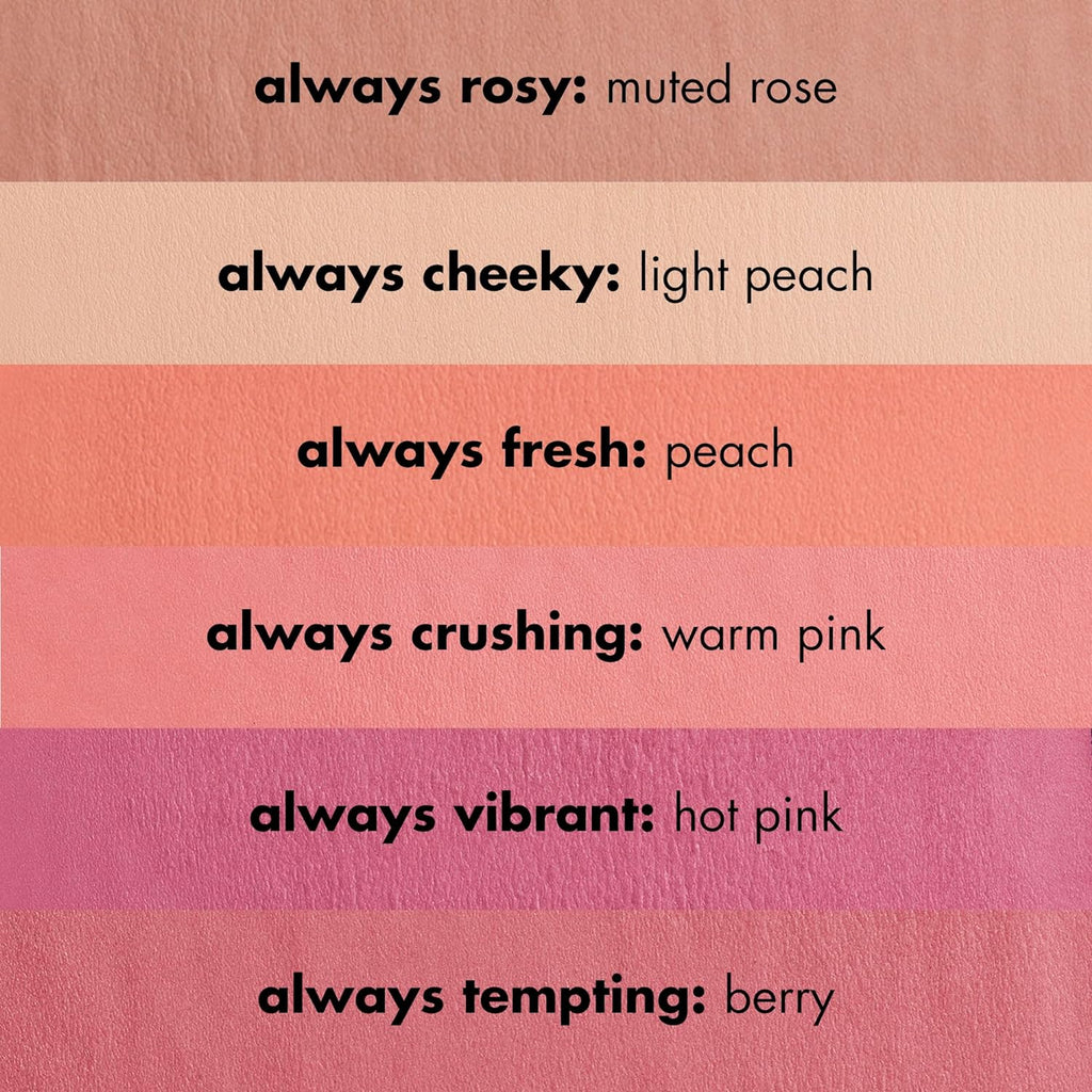 e.l.f. Primer-Infused Matte Blush. Always Vibrant | Long-Lasting. Lightweight & Buildable Powder Blush. Delivers A Matte Finish. Vegan & Cruelty-Free