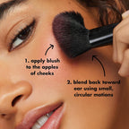 e.l.f. Angled Blush Brush. Face Makeup Brush For A Sculpted Look. Great For Cream. Liquid Or Powder Blush. Bronzers & more. Vegan & Cruelty-Free