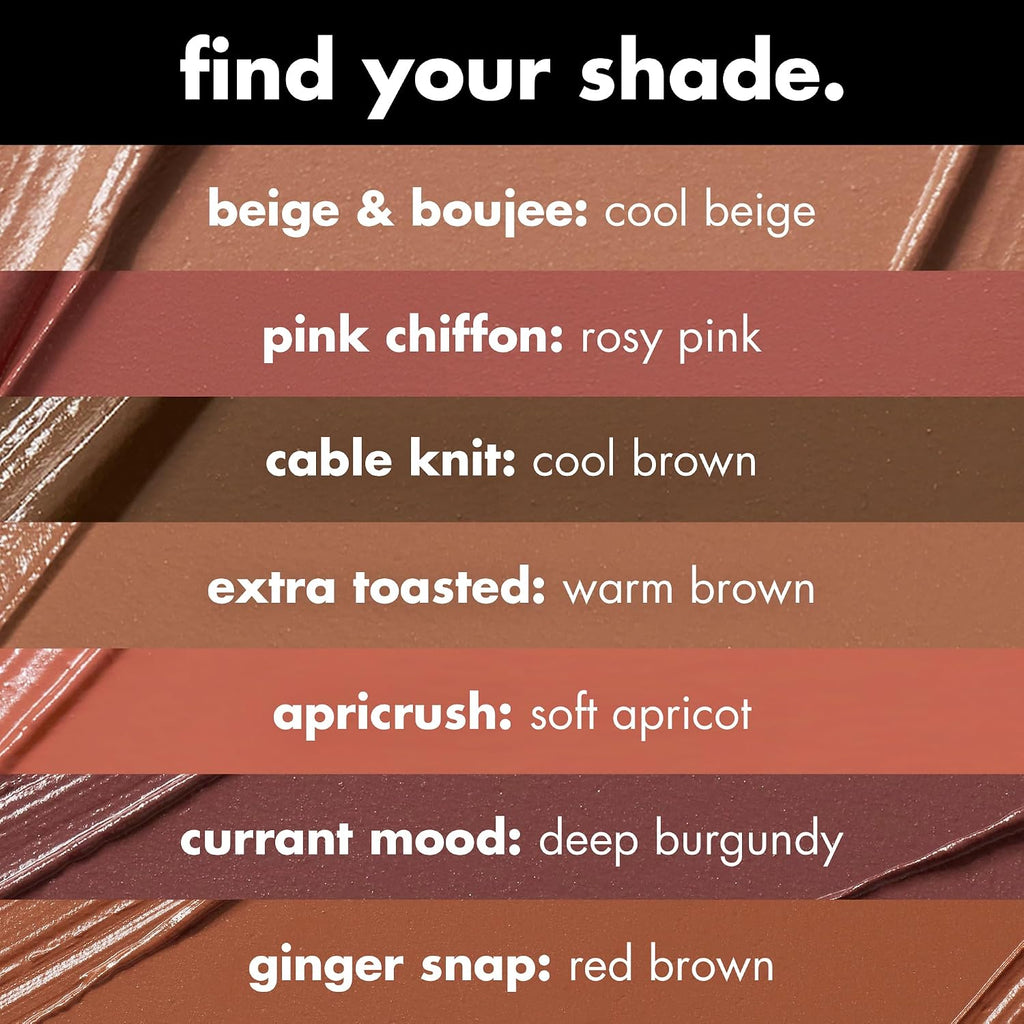 e.l.f. Liquid Matte Eyeshadow. Liquid-to-Powder. Beige & Boujee | Soft-Matte Finish. High-Pigment Color. Crease-Resistant Long-Lasting Wear. Buildable & Blendable. Vegan & Cruelty-Free