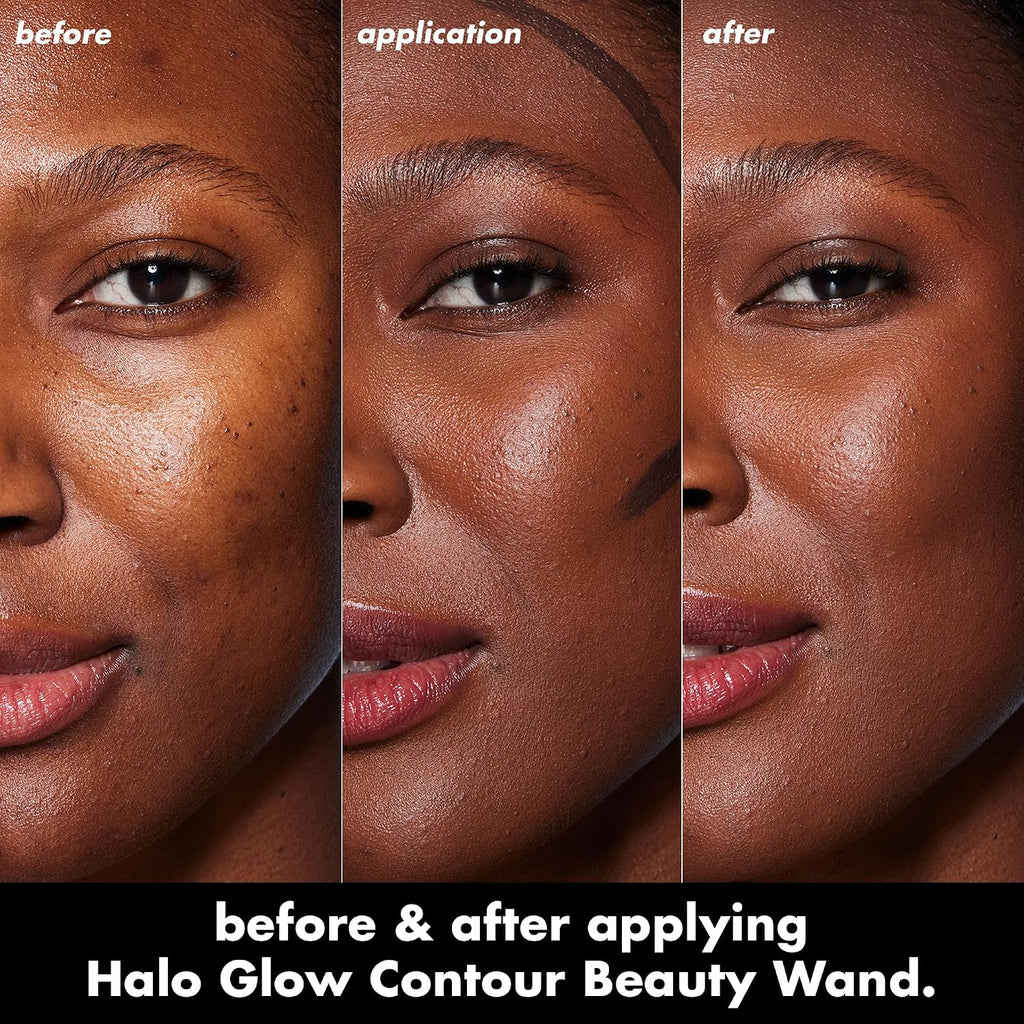 e.l.f. Halo Glow Contour Beauty Wand. Deep/Rich | Liquid Contour Wand For A Naturally Sculpted Look. Buildable Formula. Vegan & Cruelty-free