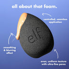 e.l.f. Bounce & Blur Pro Sponge | Multi-Use Makeup Blending Sponge for Cream. Liquid & Powder Formulas. Creates A Blurred Finish. Vegan & Cruelty-Free