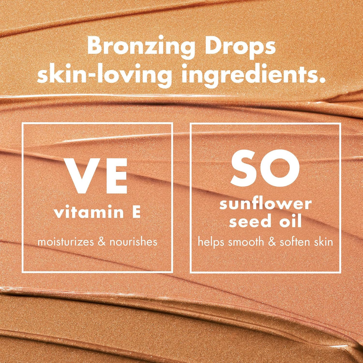 e.l.f. SKIN Bronzing Drops. Pure Gold (Golden Bronze Shimmer) | Liquid Face Tinted Serum with Vitamin E & Sunflower Oil. Shimmer Finish. Vegan & Cruelty-Free. Pure Gold