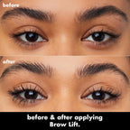 e.l.f. Brow Lift. Clear Eyebrow Shaping Wax For Holding Brows In Place. Creates A Fluffy Feathered Look. Vegan & Cruelty-Free. Clear